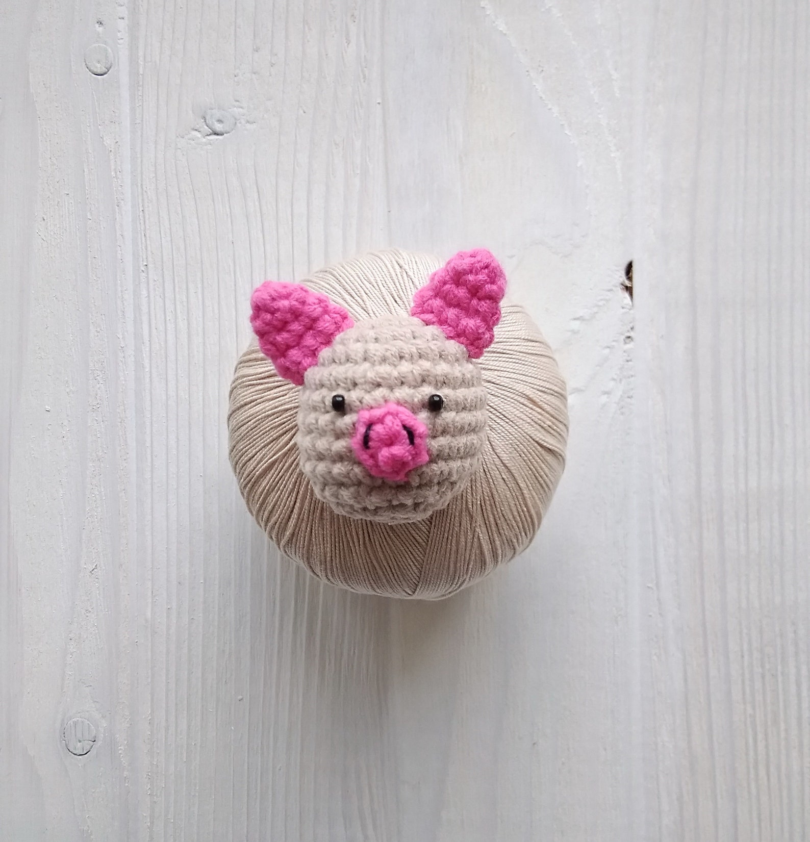 Mini Pig Keychain Crochet Pattern Etsy