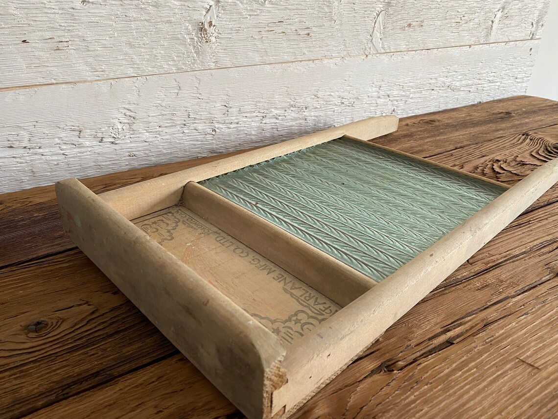 Antique Glass Globe Washboard Mcfarlane Mfg. Co. Ltd Etsy