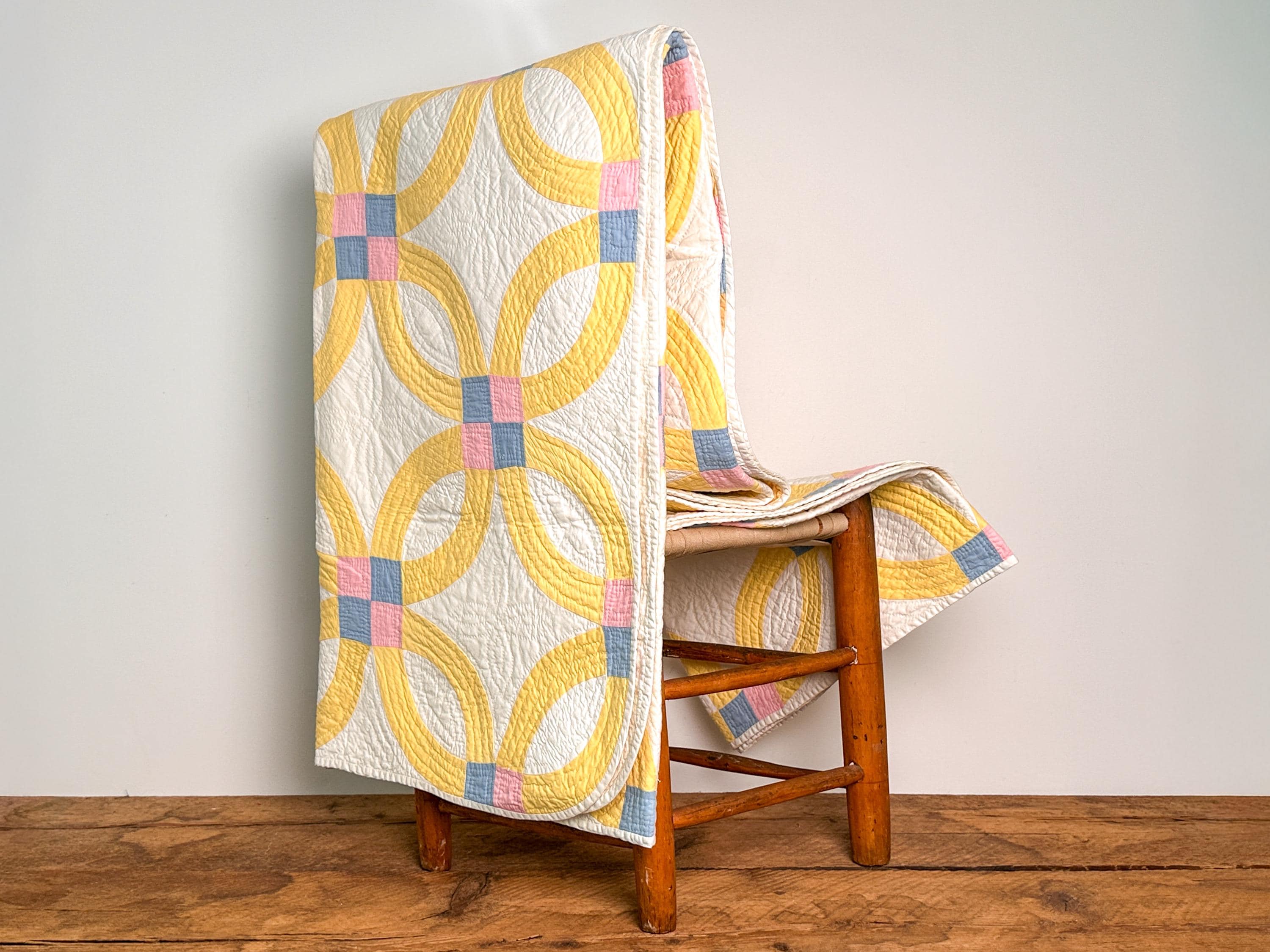Tumbling block quilt - Etsy 日本