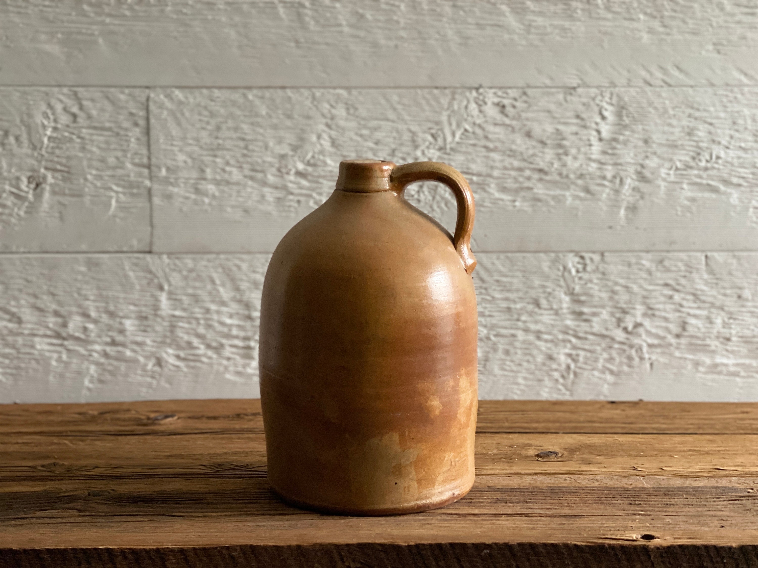 Antique Redware Whiskey Jug Stoneware Moon Shine Crock Jug Etsy