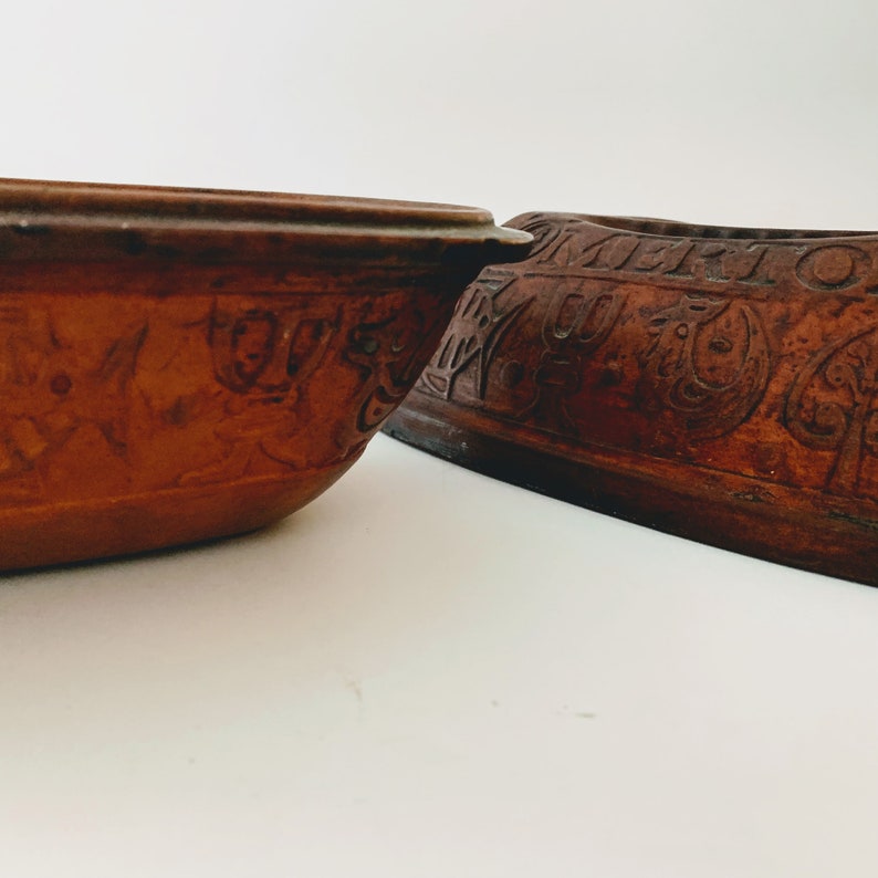 Vintage Romertopf Clay Terra Cotta Baking Dish #109 Made in West Germany Seasoned Pot Embossed Chicken Rooster Fish