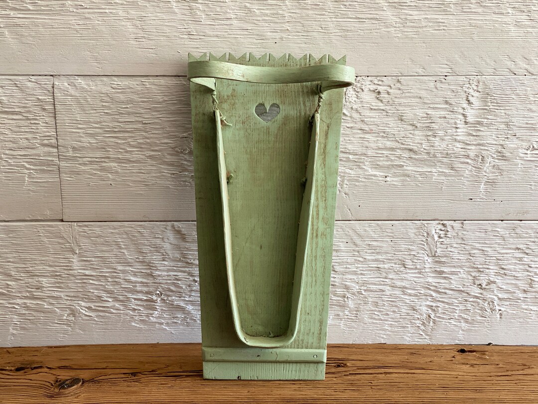 Antique Nativemade Wooden Cradle Board With a Cutout Heart Etsy