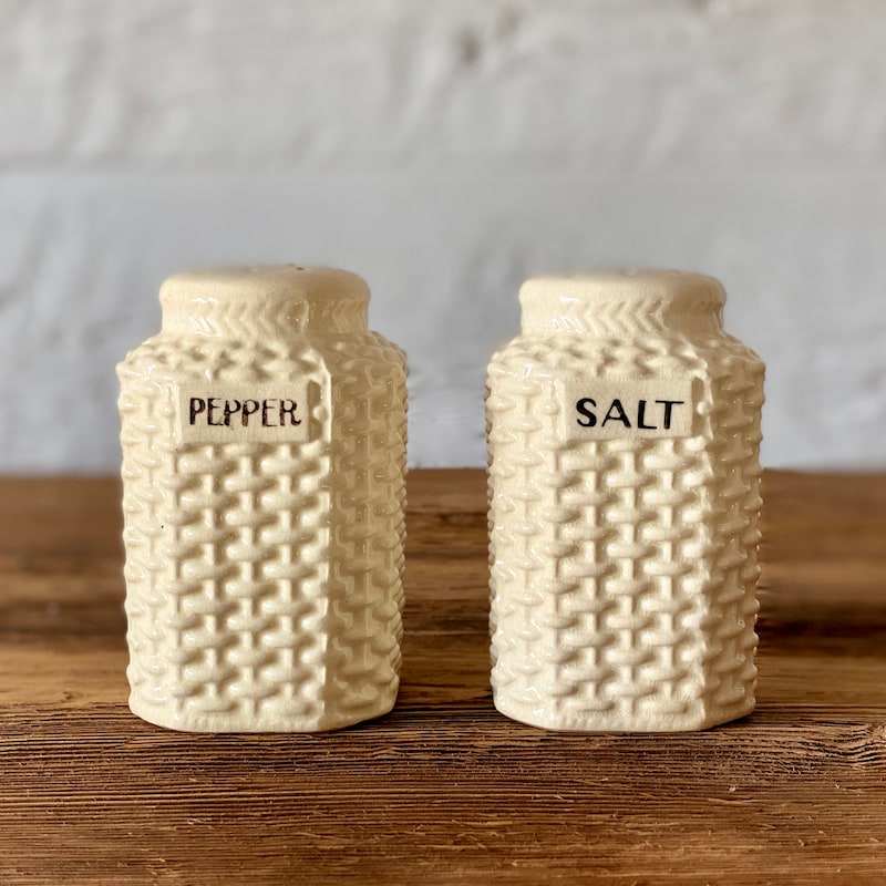 Antique Salt and Pepper Shakers Made in Japan - Etsy