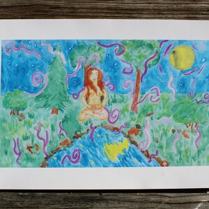 Moon Goddess print