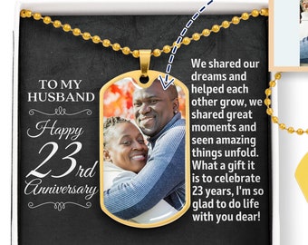 23 Jaar Samen Etsy 23 Jaar Getrouwd Cadeau