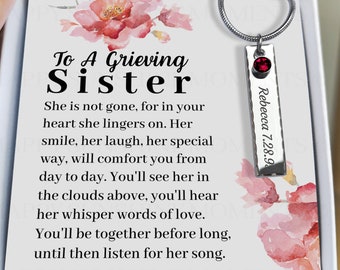 Sister Memorial Necklace, Loss of Sister, Sister Sympathy Gift, Loving Memory of Sister, Sister Bereavement, Sister Loss Gift