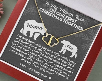 Christmas Gift for First Time Mom, New Mom Christmas Presents, From Baby To Mom, To My Mommy, First Christmas As Mom, New Mother Necklace