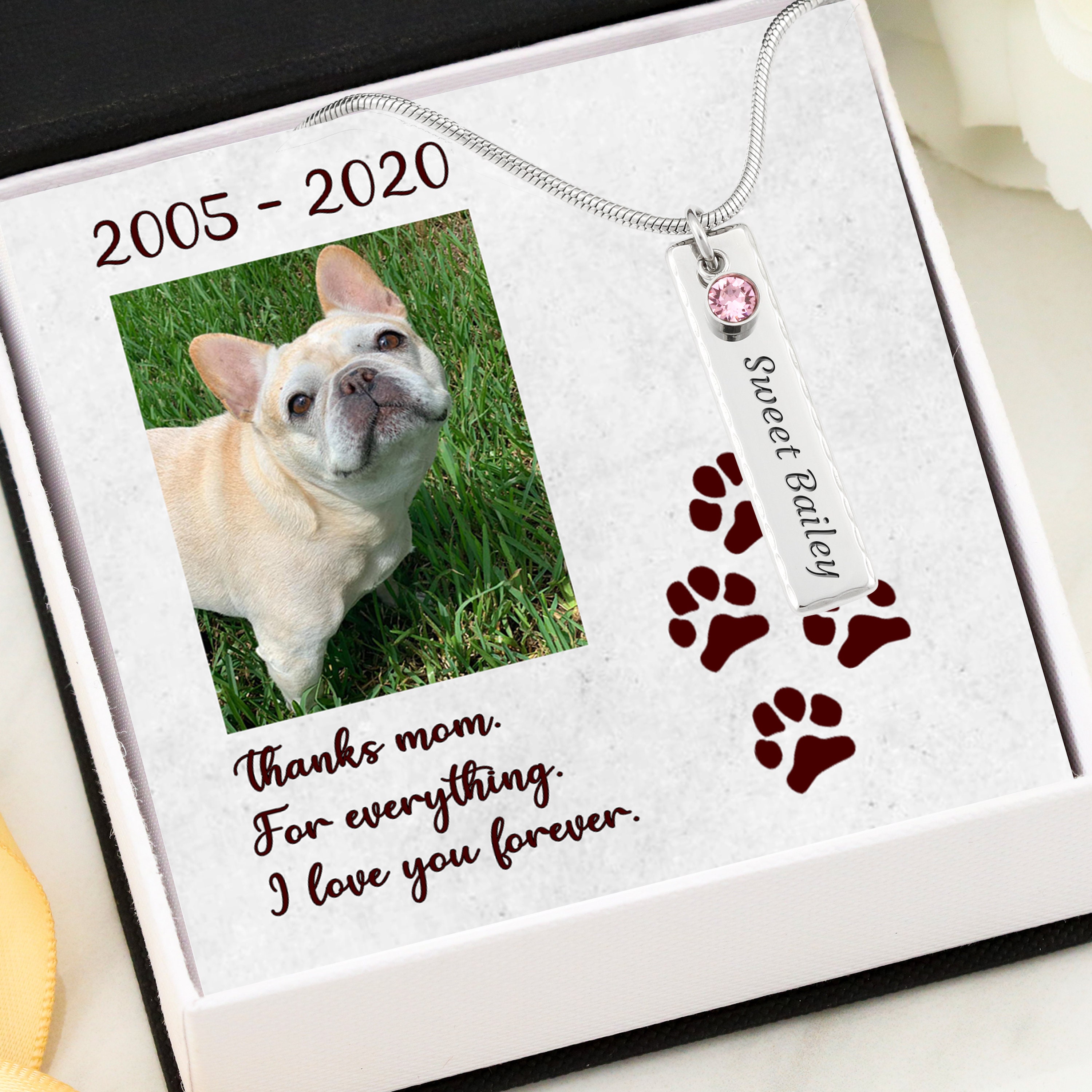 Personalisiertes Hundefoto Erinnerung Hund Erinnerung Etsy
