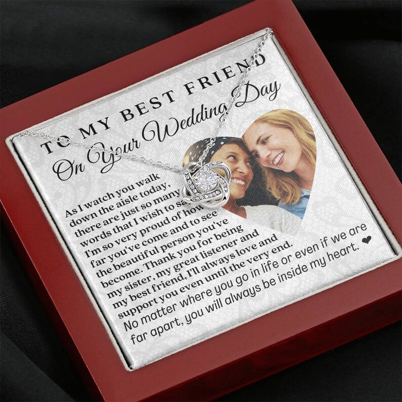 To My Best Friend on Her Wedding Day Best Friend Getting Etsy