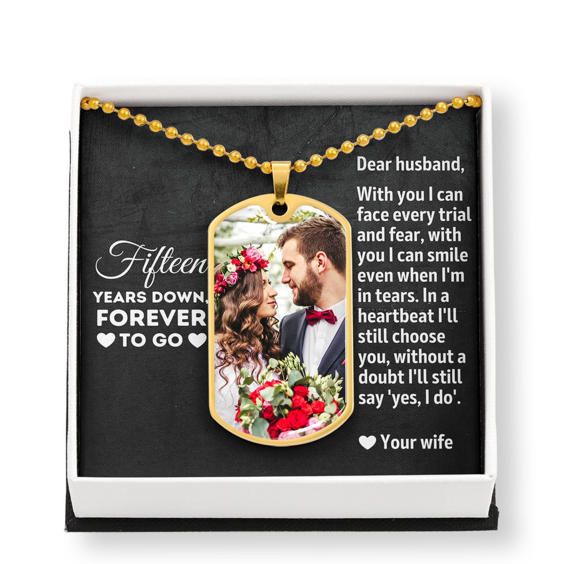 15. Hochzeitstag Geschenk für Ehemann 15 Jahre Etsy