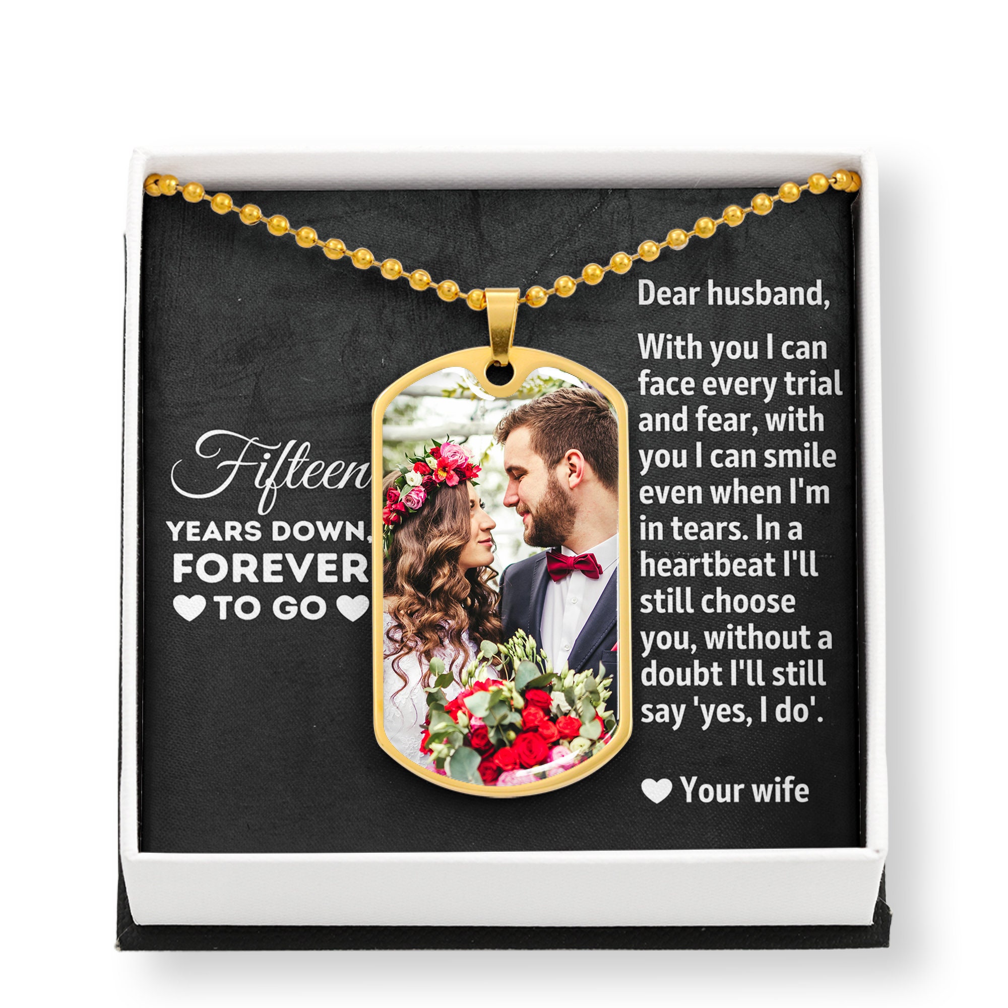 15. Hochzeitstag Geschenk für Ehemann 15 Jahre Etsy