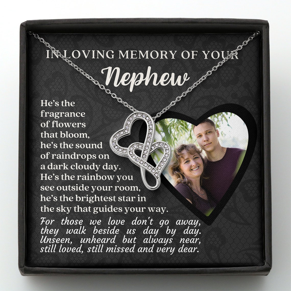 Personalized Nephew Memorial Gift Nephew Photo Memorial Etsy