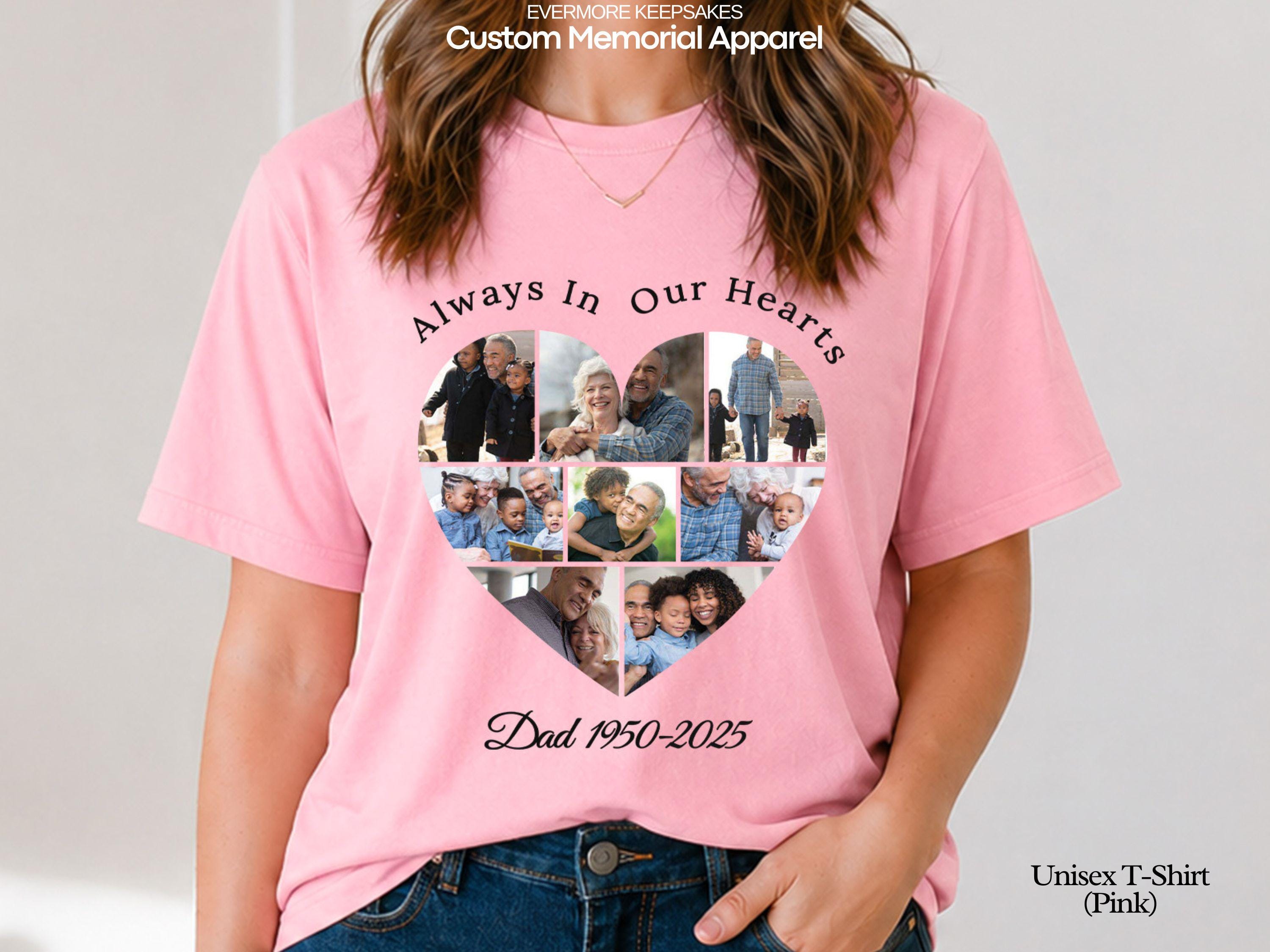 Personalized Memorial Shirt, Custom Funeral T-shirt, Celebration