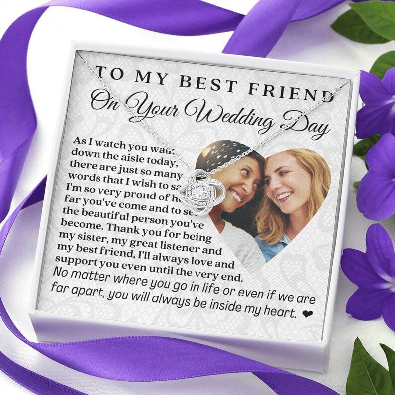 To My Best Friend on Her Wedding Day Best Friend Getting Etsy