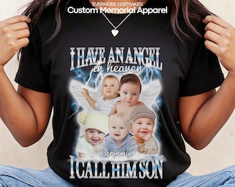 Loss of Son TShirt, Son Memorial Tee, Gift for Mother Who Lost Son, Grieving Mom Gift, Son Funeral Tribute Sweatshirt Custom Sympathy Hoodie