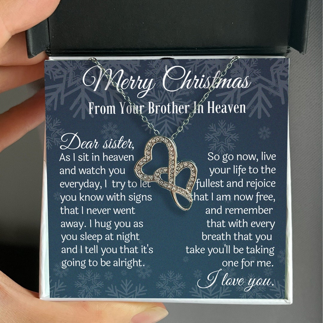 Merry Christmas Gift Your Brother in Heaven, Loss of Brother