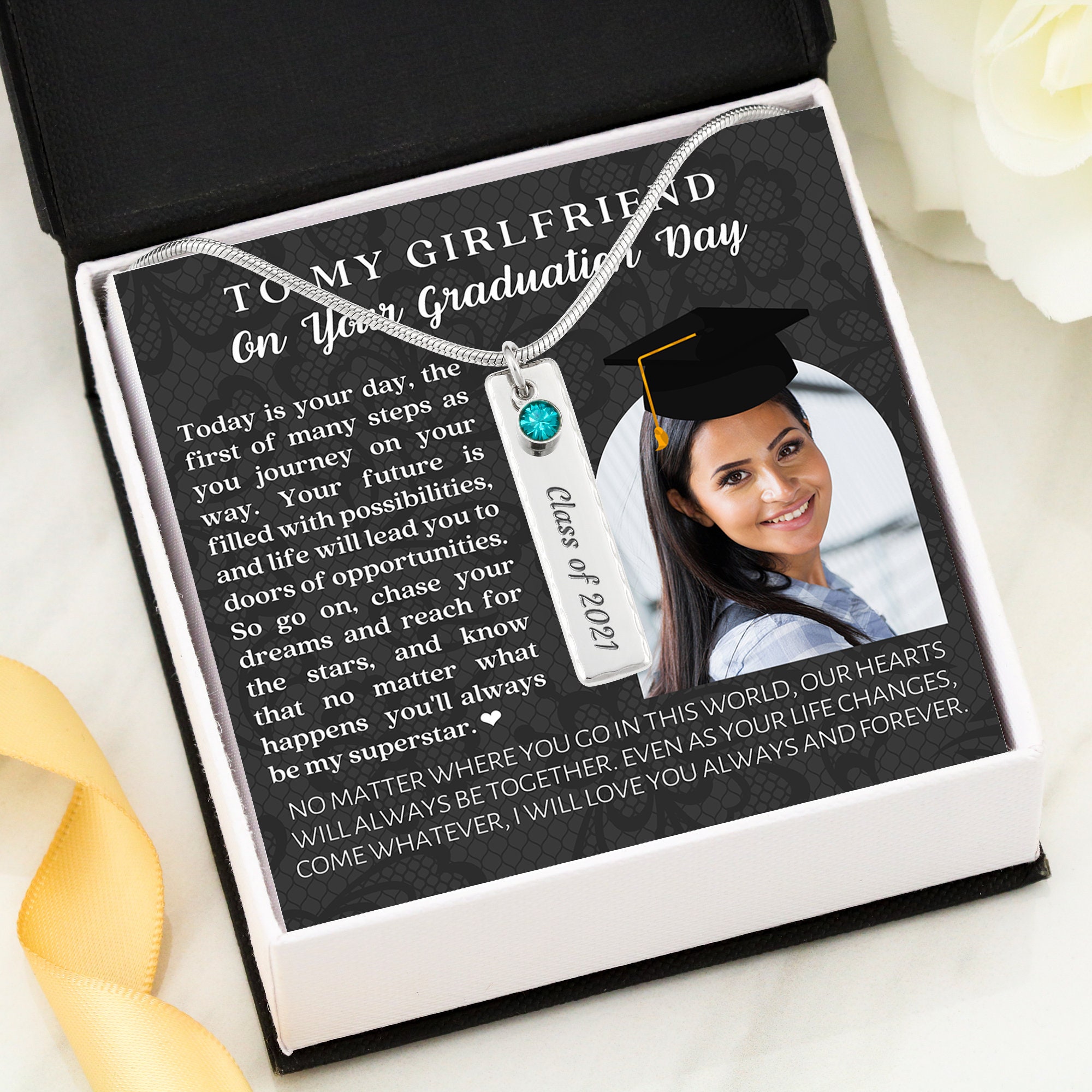 Graduation Gift for Girlfriend Graduation Necklace Class of Etsy