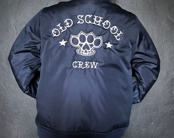 Children's Bomber jacket embroidered Old School Crew