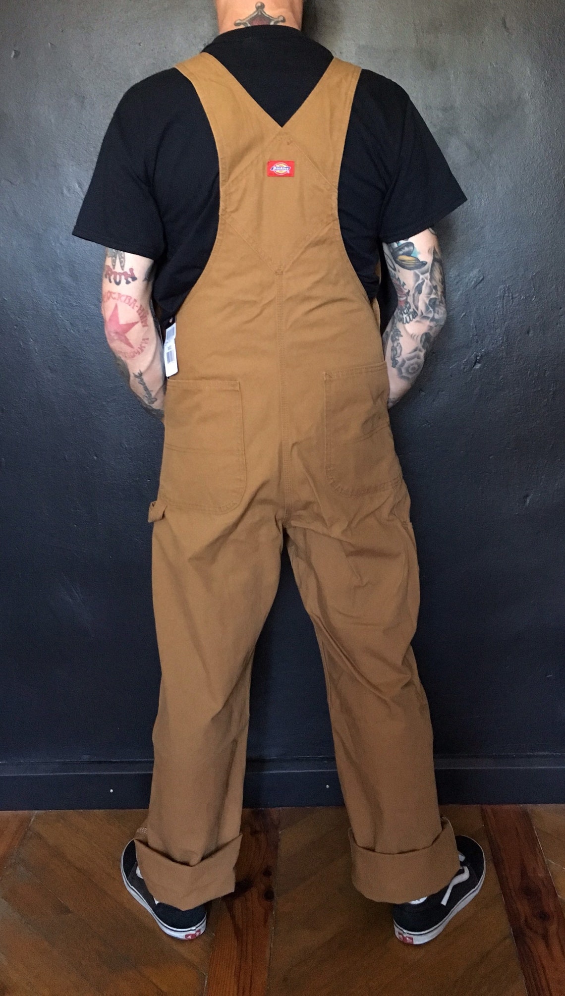 Salopette Dickies marron / brown dungaree Dickies Etsy