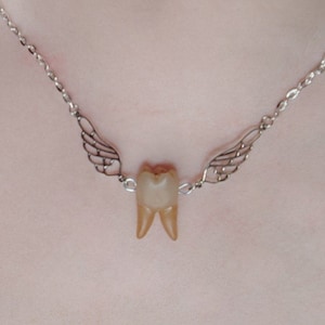Tandenfee ketting - Polymeer Klei Handgemaakte gotische vintage sieraden
