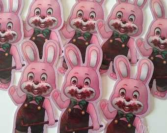 Robbie Rabbit - Silent Hill Fanart Vinyl-Aufkleber