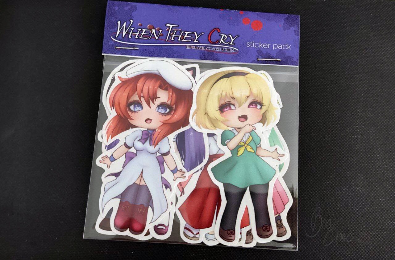 Higurashi No Naku Koro Ni Stickers for Sale