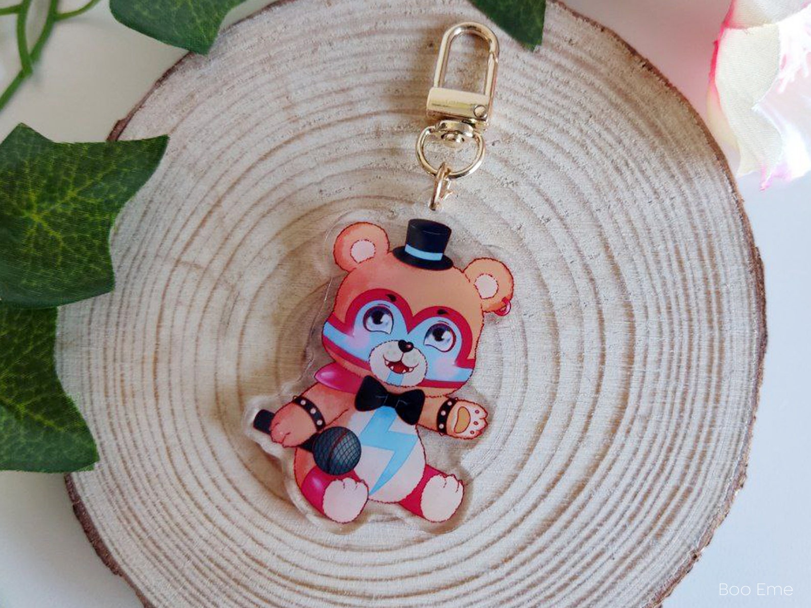 FNAF Security Breach Plushies Fanart Acrylic Keychains Etsy