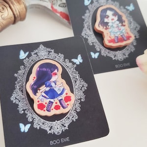 Alice Madness Returns - Chibi wooden pins