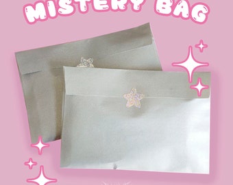 Mystery Lucky Bag | Aufkleber - Schlüsselanhänger - Anstecker - Pins - Geschenk - Überraschung - Oopsie Grab Bag