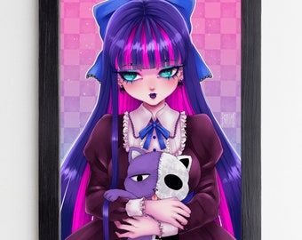 Stocking Anarchy – Fanart mit Perlmuttdruck