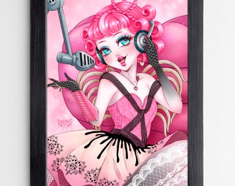 C.A Cupid M0nster H¡gh - Perlmutt-Print-Fanart