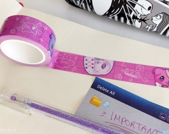 Traurige Haustiere - Original Washitape Kawaii Gruselig Niedlich