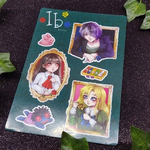 Ib game paintings fanart - A5 Sticker Sheet