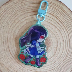 Alice Madness Returns Fanart - Glitter Acrylic Keychain