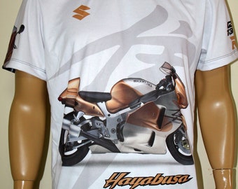 Suzuki GSXR 1300 Hayabusa 01-02 3d all over print t-shirt overall shirt sublimation tee camiseta maglietta samarreta busa K1 K2 K3 K4 K5