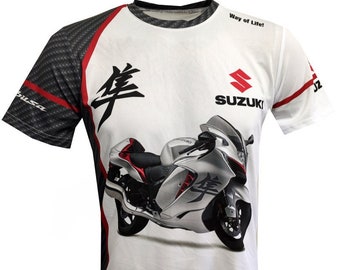 Suzuki GSX-1300R Hayabusa 3rd generation 3D all over print t-shirt overall shirt sublimation tee camiseta maglietta samarreta carbon busa