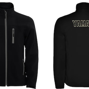 YZF R1 R6 R125 R1M Thundercat Thunderace Fazer FZ6 MT07 MT10 FZR Tenere embroidered softshell jacket giacca jacke veste chaqueta
