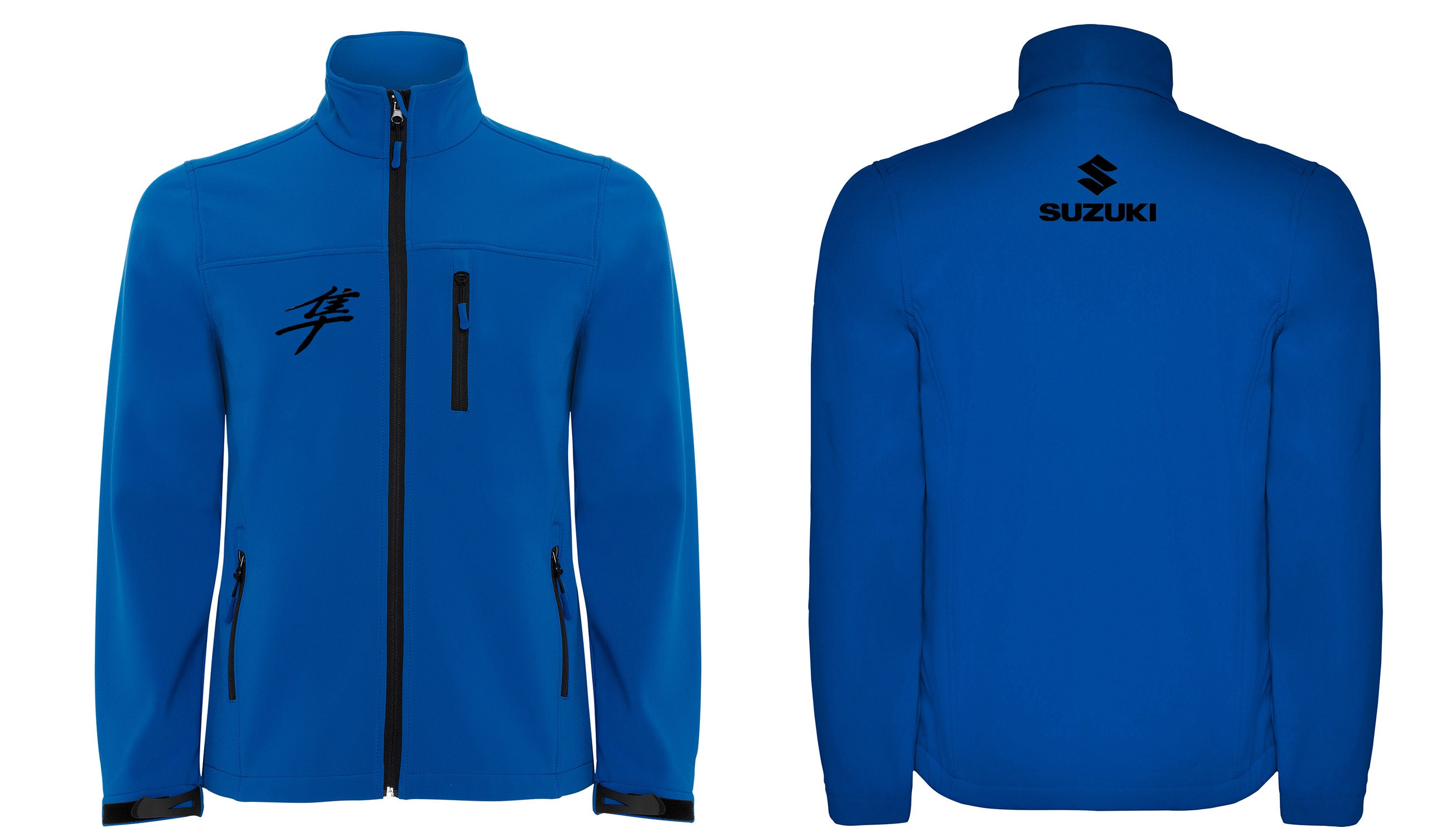 Suzuki GSX R 600 750 1000 Hayabusa V Strom Bandit TL Inazuma SV Katana embroidered softshell jacket jacke giacca veste chaqueta