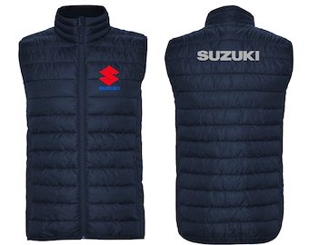 Suzuki vest GSX-R 600 750 1000 Hayabusa V-Strom Bandit TL Inazuma SV Katana embroidered gilet Weste jacket jacke giacca veste chaqueta