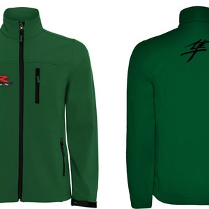 Suzuki GSX-R 600 750 1000 Hayabusa V-Strom Bandit TL Inazuma SV Katana bestickte Softshell-Jacke Jacke Giacca veste chaqueta