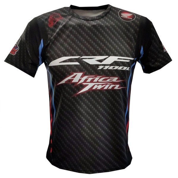 CRF 1100L Africa Twin Adventure Sports all-over bedrukt t-shirt t-shirt tee camiseta maglietta 3D carbon 2019 2020 africa twin