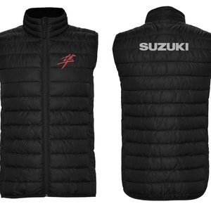 Suzuki weste GSX-R 600 750 1000 Hayabusa V-Strom Bandit TL Inazuma SV Katana bestickte Gilet Weste Jacke Jacke Giacca Veste Chaqueta