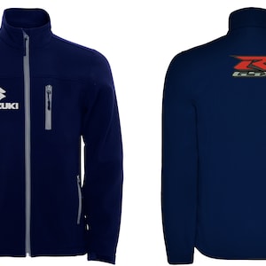 Gebrauchte Swarovski GSX-R 600 750 1000 Hayabusa V-Strom Bandit TL Inazuma SV Katana bestickte Softshelljacke Jacke Giacca Veste Chaqueta