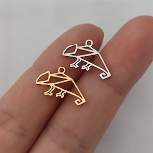 Chameleon Charm Stainless Steel For Jewelry Making