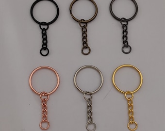 Commercio all'ingrosso spaccato rotondo dell'anello di Keychain dell'anello chiave spaccato rotondo di 25mm