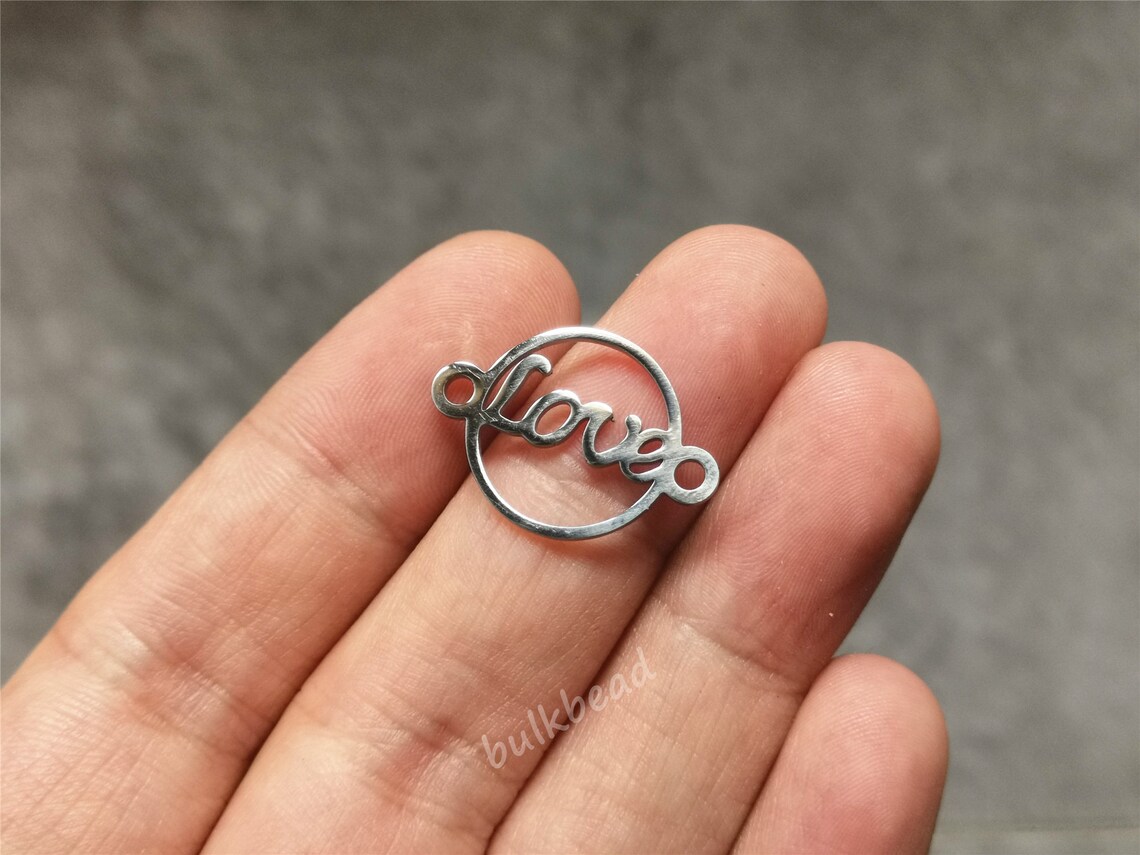 Bulk Stainless Steel Bracelet Connector 2 Side Polished Etsy