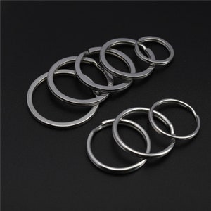 Split Key Ring Split Keyring Stainless Steel