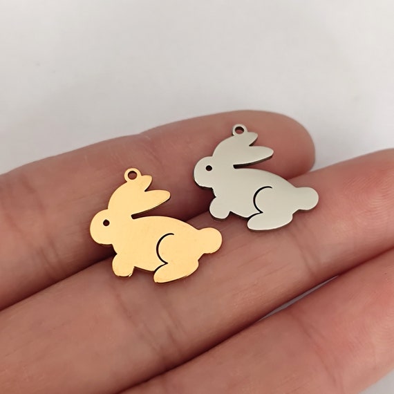 Collana Con Ciondolo Coniglio In Acciaio Inox 316 – Gioiello Uomo Donna Stile Vichingo
