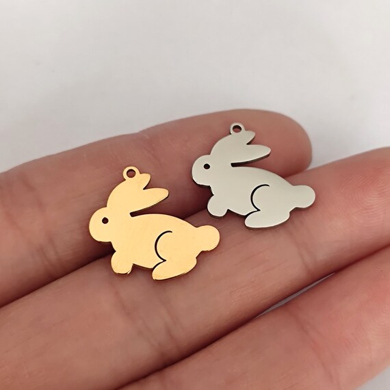 Collana Con Ciondolo Coniglio In Acciaio Inox 316 – Gioiello Uomo Donna Stile Vichingo