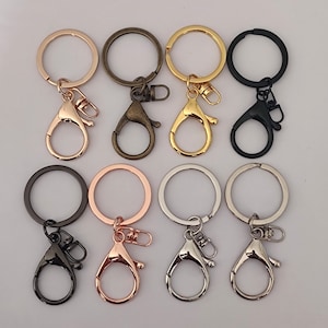 Swivel Lobster Clasp Key Ring For Keychain